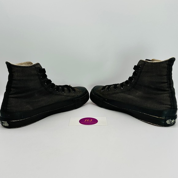 Converse Rolling Stones Steel Wheels Sneakers Rare Vintage Made in USA Size 7 M - Picture 9 of 13